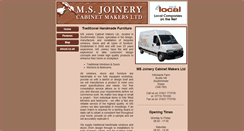 Desktop Screenshot of ms-joinery.co.uk
