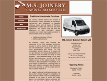 Tablet Screenshot of ms-joinery.co.uk